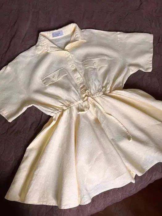Cher 17 комбінезон льон шорти сукня