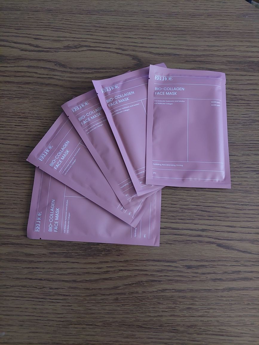 Maska maseczka kolagenowa collagen viralowa trend 5 sztuk biodance ee