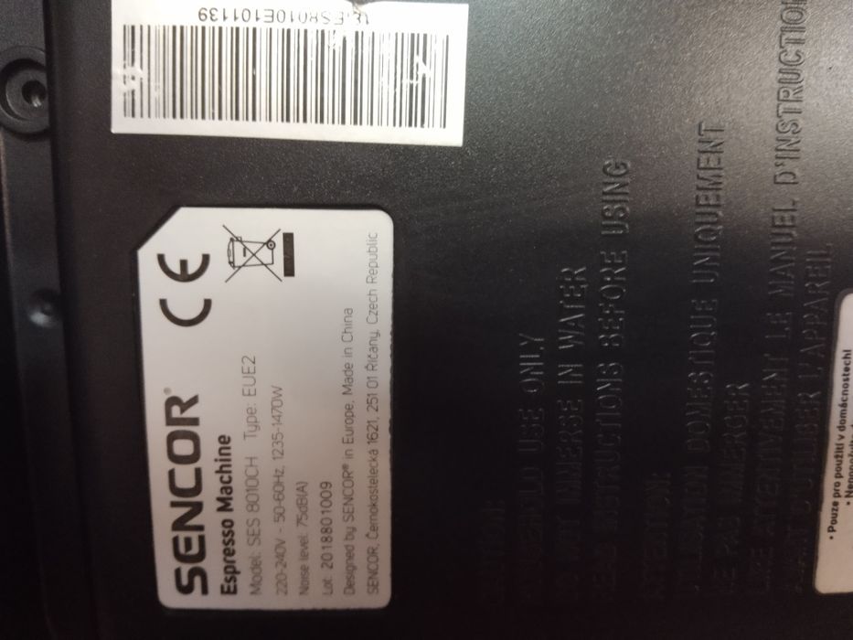 Ekspres do kawy SENCOR SES8010CH