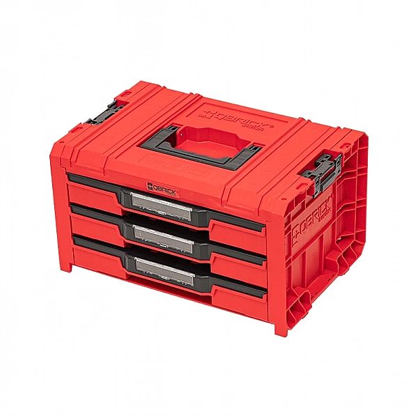 Skrzynka Z Szufladami Qbrick Pro Drawer 3 Red Hd #
