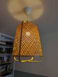Lampa wisząca Ikea KNIXHULT bambusowa