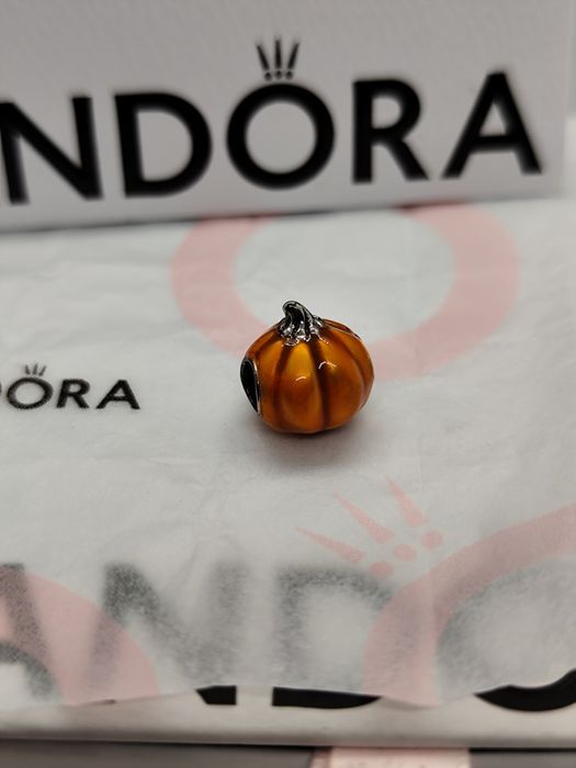 Conta abóbora para pulseira