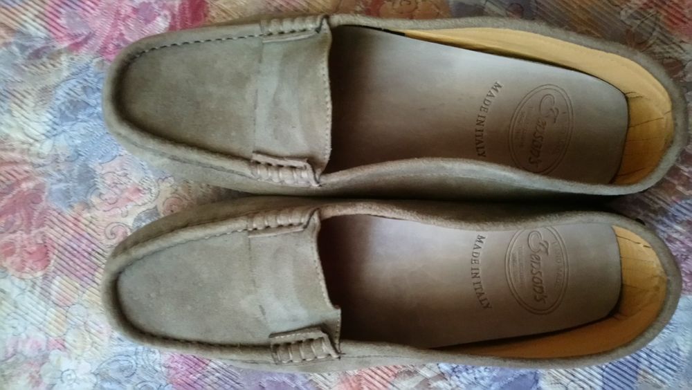 Мокасины р. 37 натуральный замш(Италия)