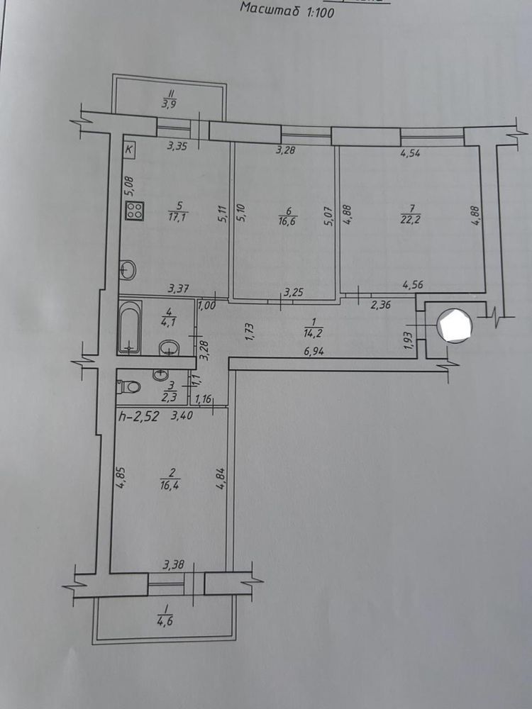 Продаж 3к квартири на Харківькій з А/О