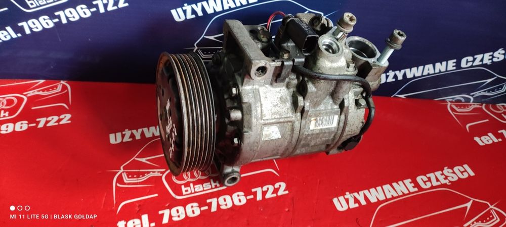 Sprężarka Klimatyzacji HFC 134a Audi A4 B6 2.0 ALT Manual 02 Gołdap