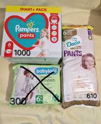 Продам памперси 6 pampers, babydrem,dada, babylove,