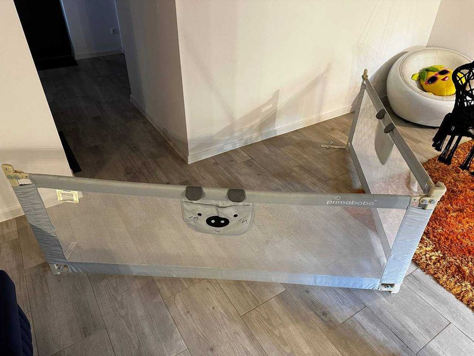Barierka ochronna dla dzieci, do łóżka, Primabobo 160, 200 cm, komplet
