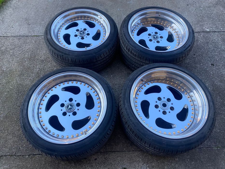 Felgi Schmidt Tracer Tech 2 skręcane 3tlg Mercedes SEC W126 R129 18”