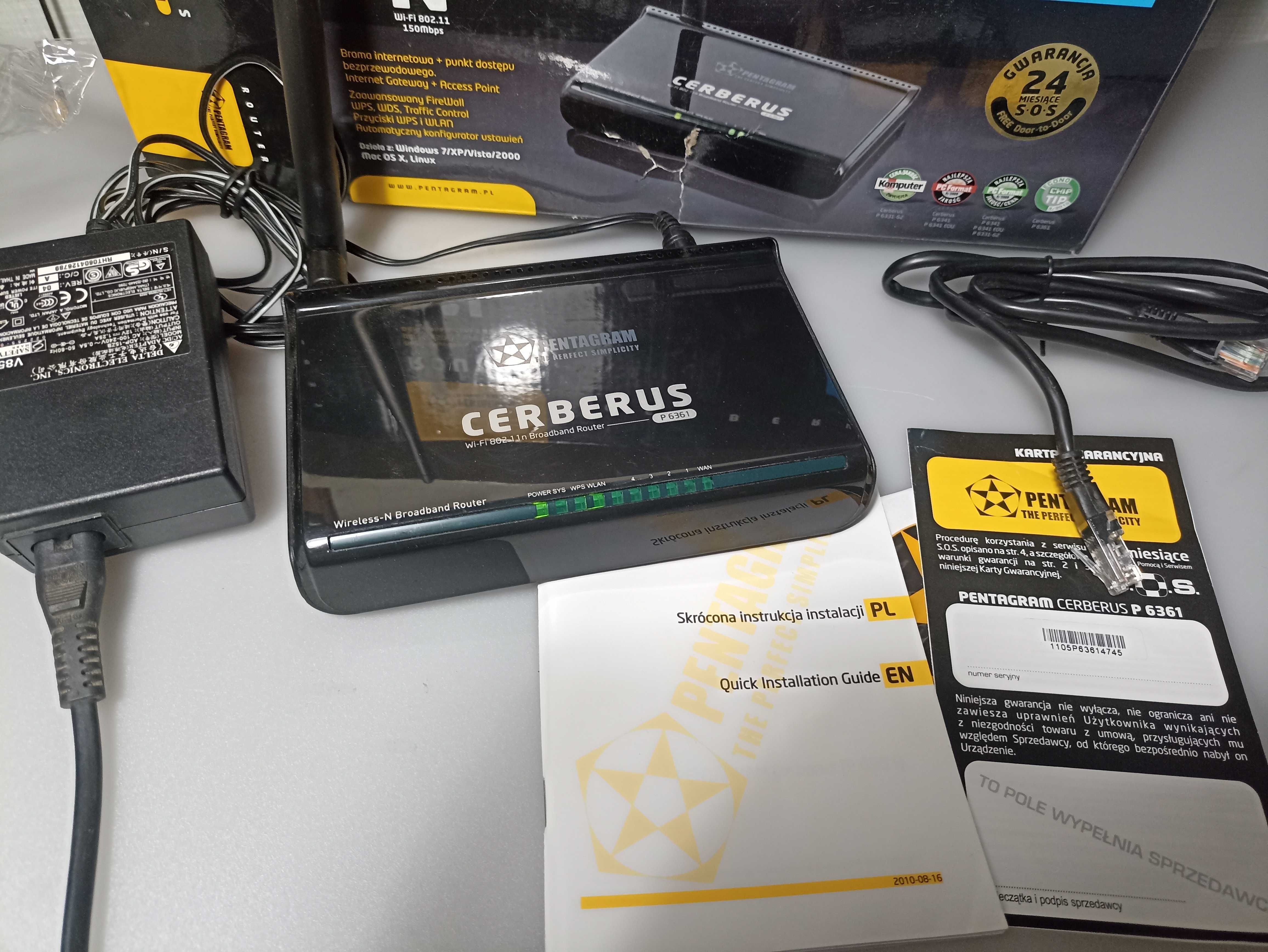 WiFi router 150Mb/s Pentagram Cerberus P6361