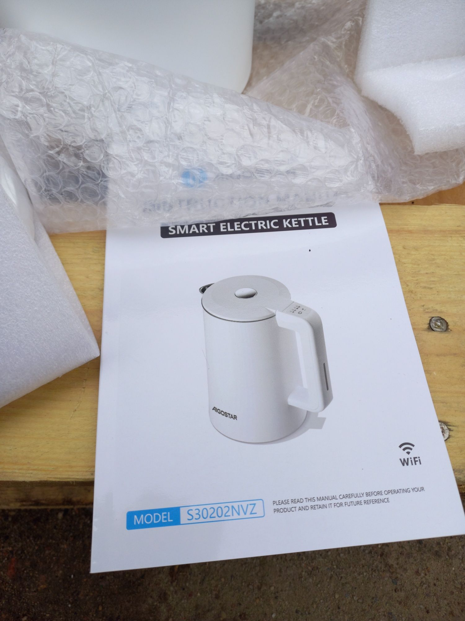 Nowy czajnik z regulacja temeratury smart wifi