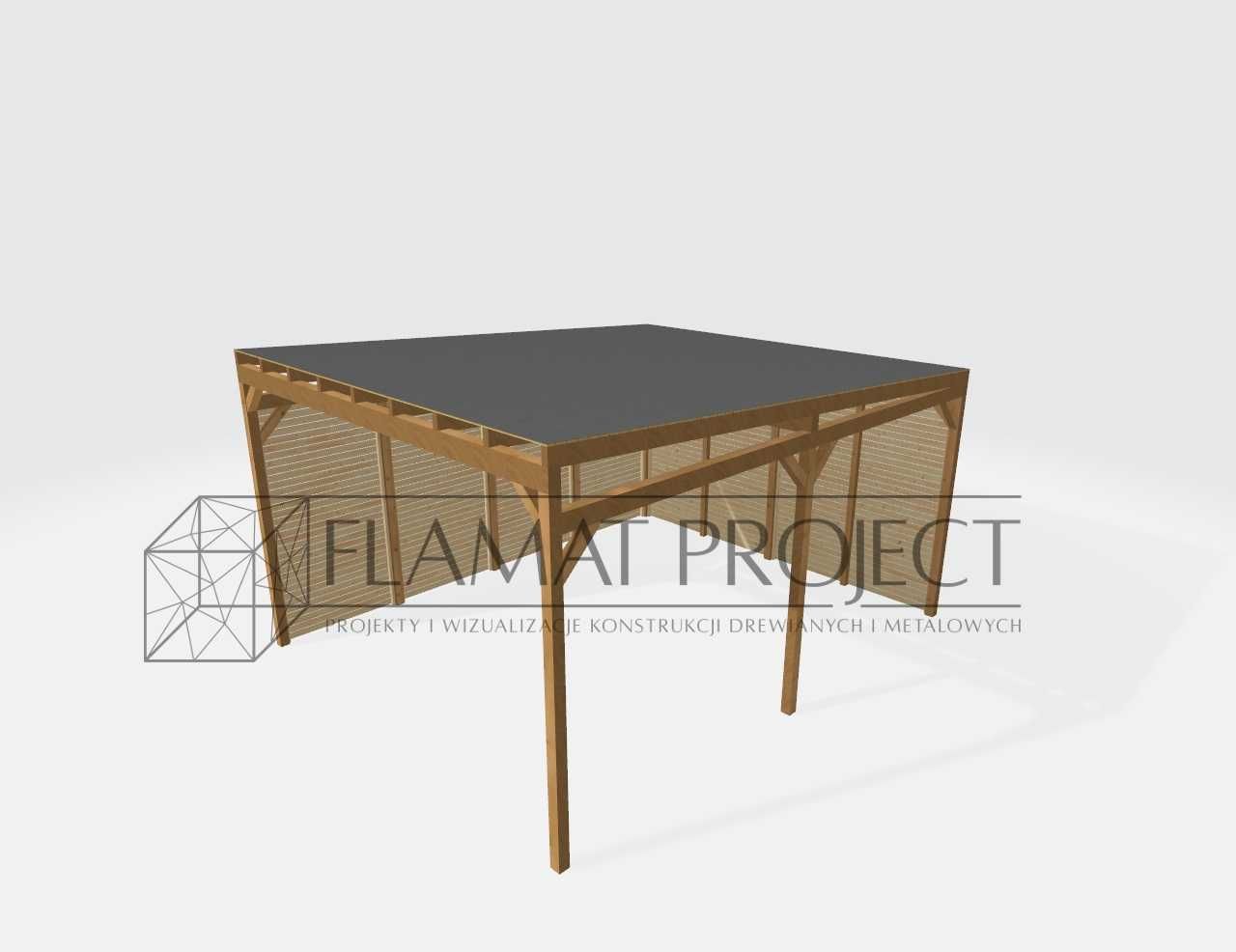 Projekt i wizualizacja konstrukcji drewnianych i metalowych