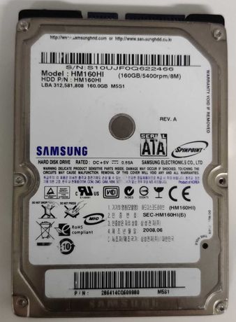 HDD 160gb portatil Samsung 2,5