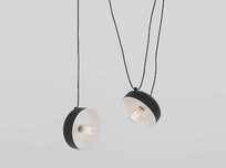 Loftowa lampa wisząca POPO FLAT 2, czarna, Customform, nowa 40% taniej