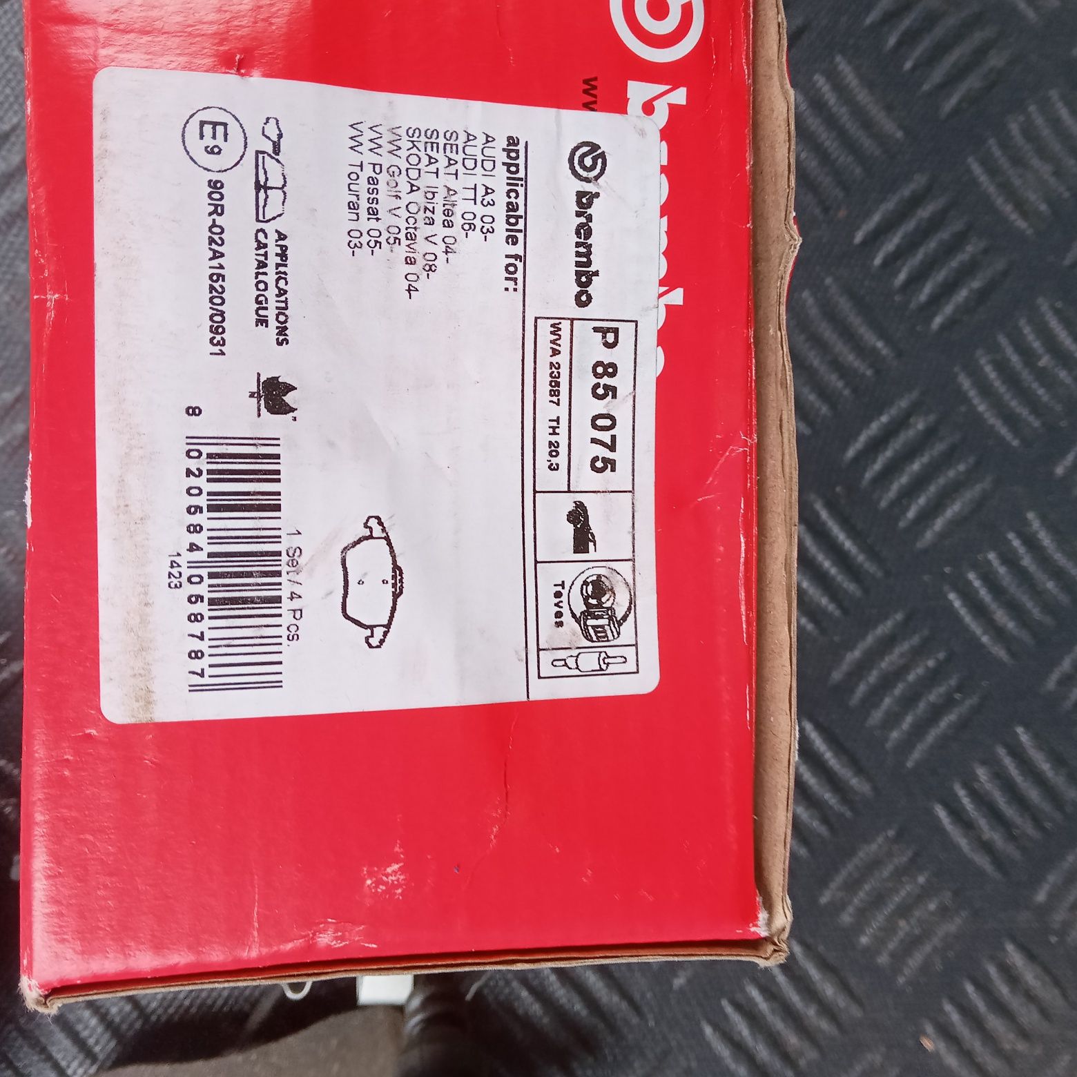 Klocki hamulcowe Brembo passat b6