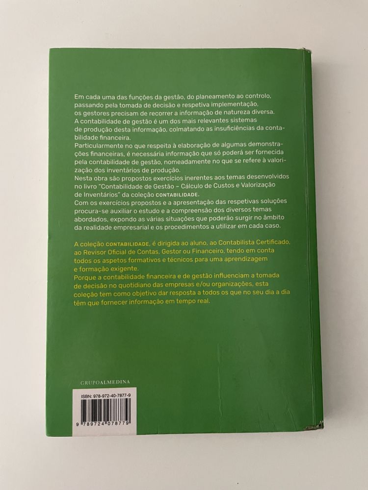 Contabilidade de Gestão-Exercícios