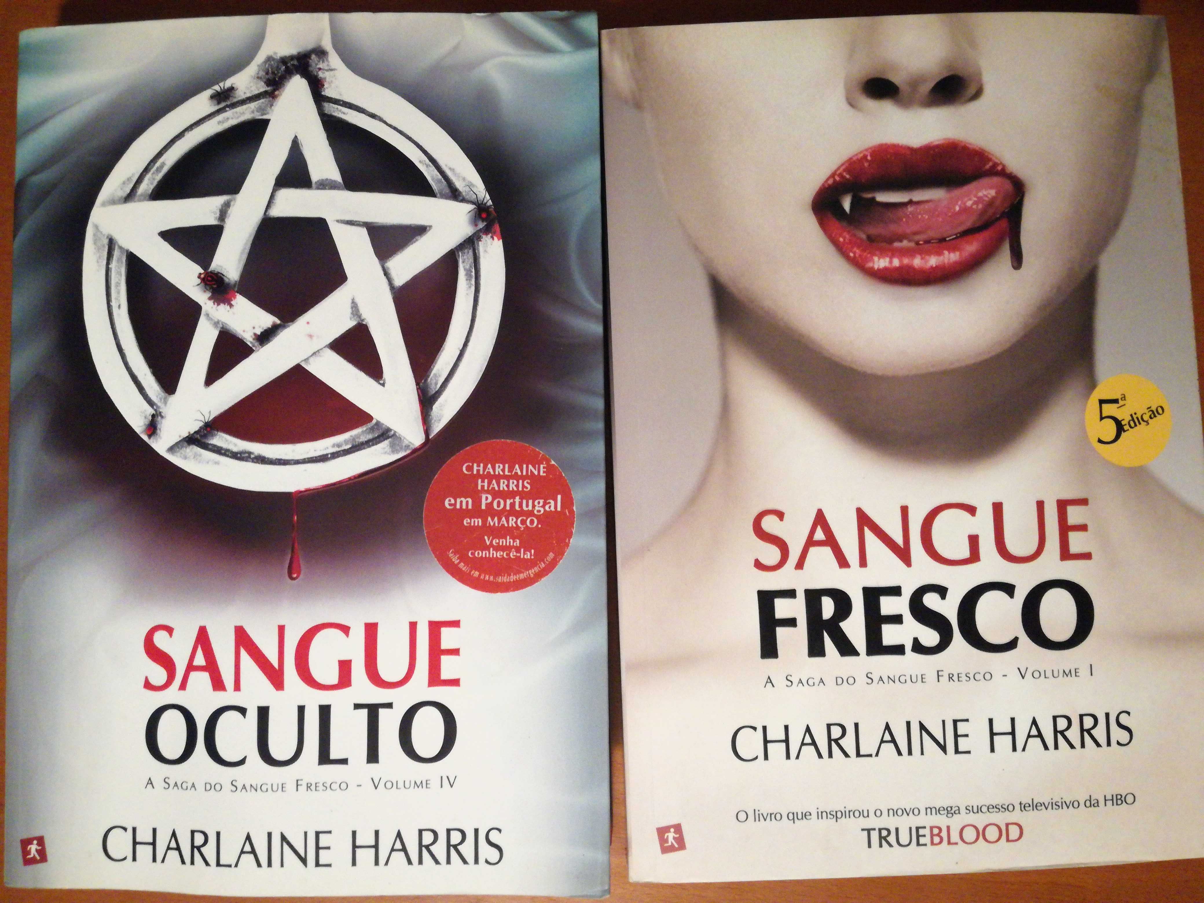 Livros Sangue oculto /fresco Charlaine harris