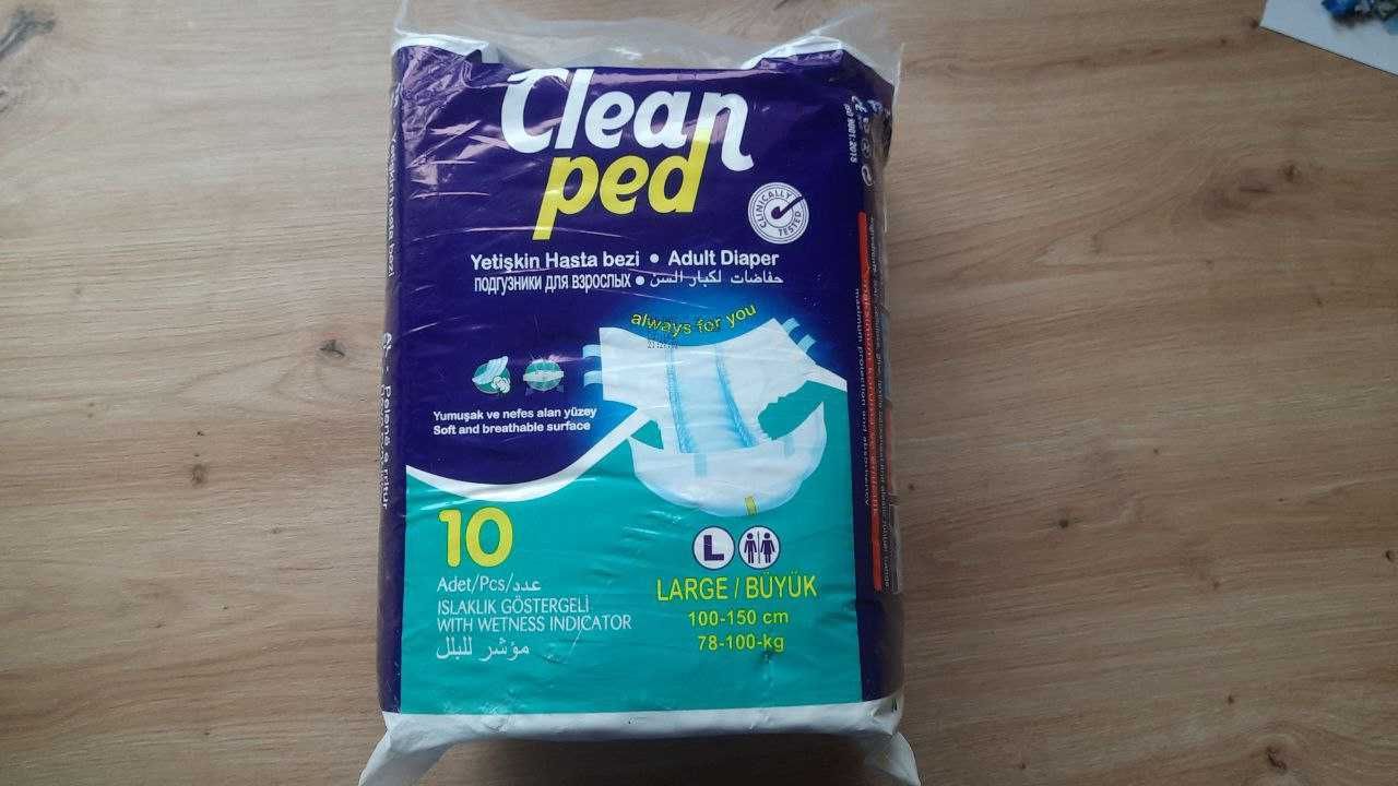 Підгузки для дорослих Clean ped, розм. L, 10 шт
