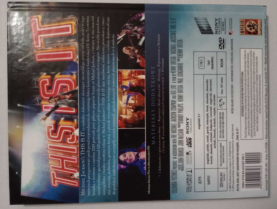 DVD Michael Jackson - this is it