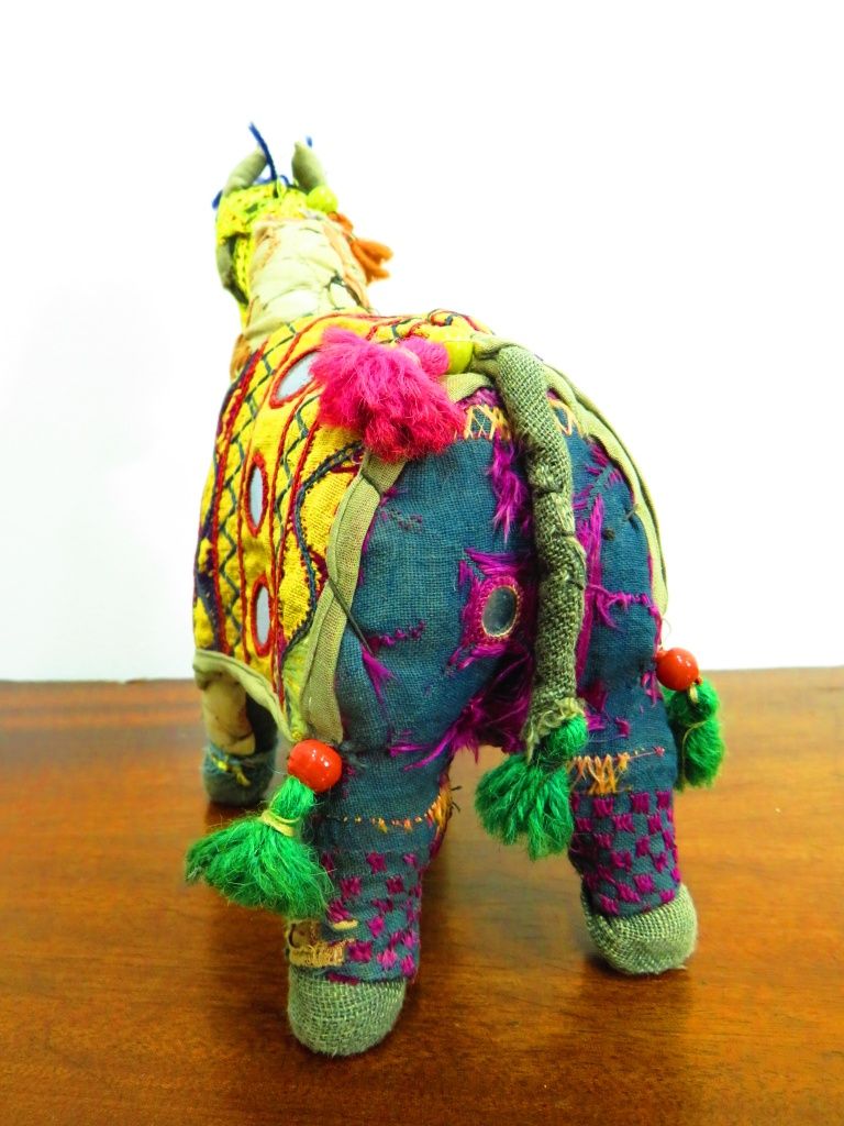 Cavalo em tecidos.