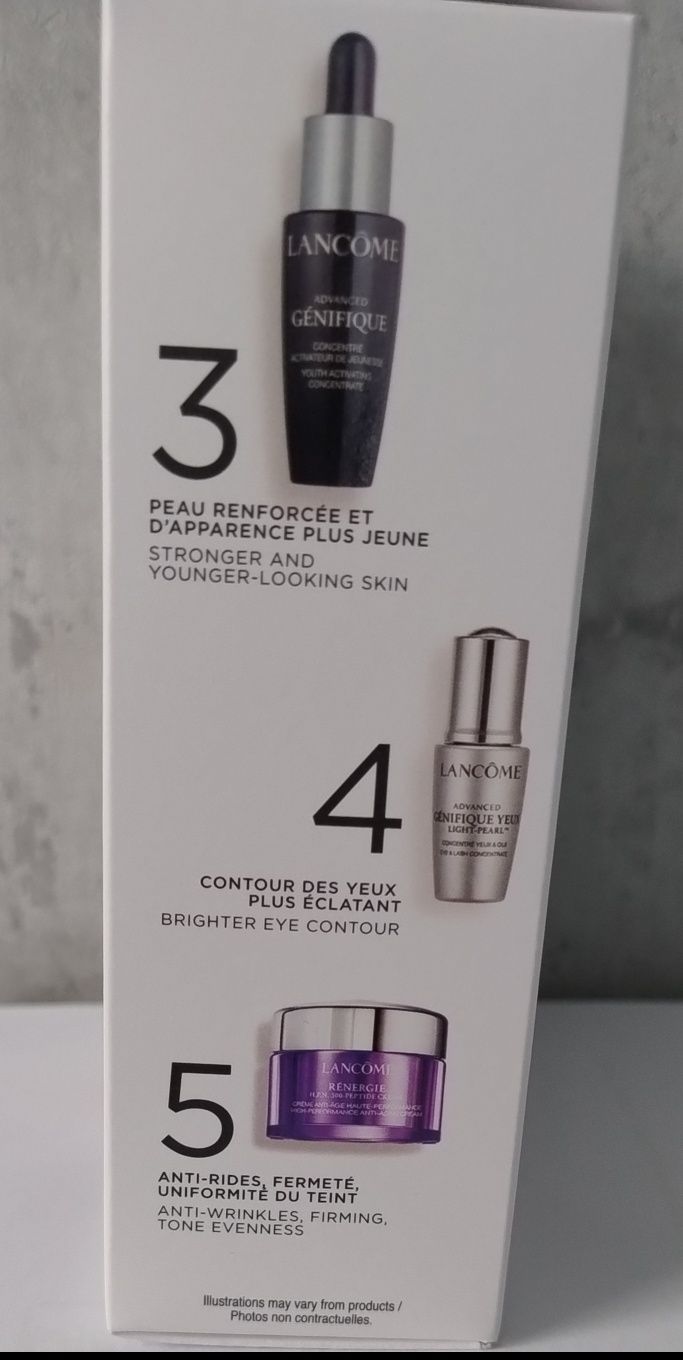 Nowy zestaw Lancome routine set 5 kosmetyków okazja