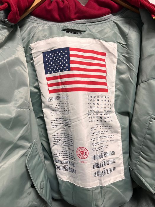 Vetements Alpha Industries ma-1 legit original 100% Red бомбер куртка