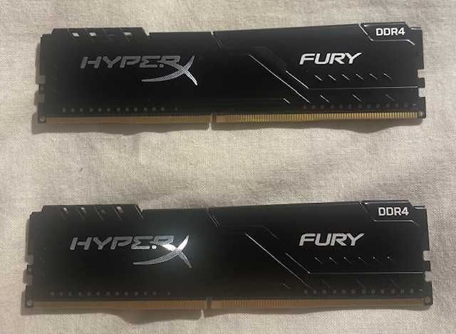 PAMIĘĆ RAM HyperX Fury, DDR4, 8 GB (2x4GB), 3000MHz, CL15