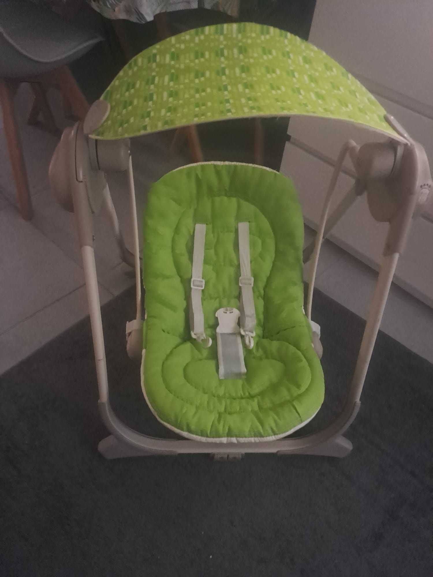 Cadeira bébé baloico com toldo com música