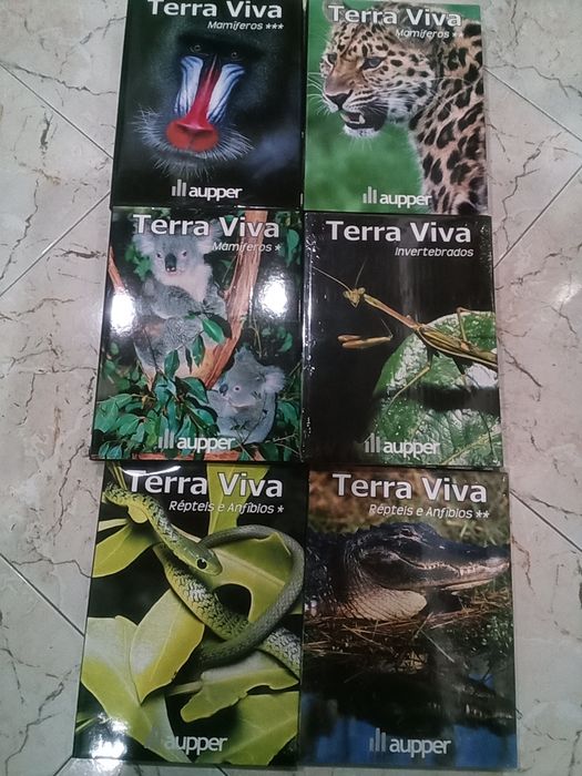 Livros coleção Terra Viva Animais