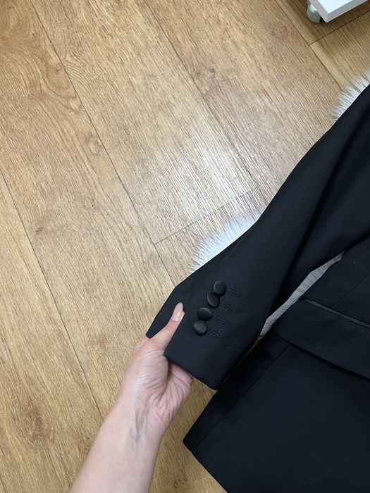 оверсайз піджак жакет пиджак блайзер чорний 50 розмір батал