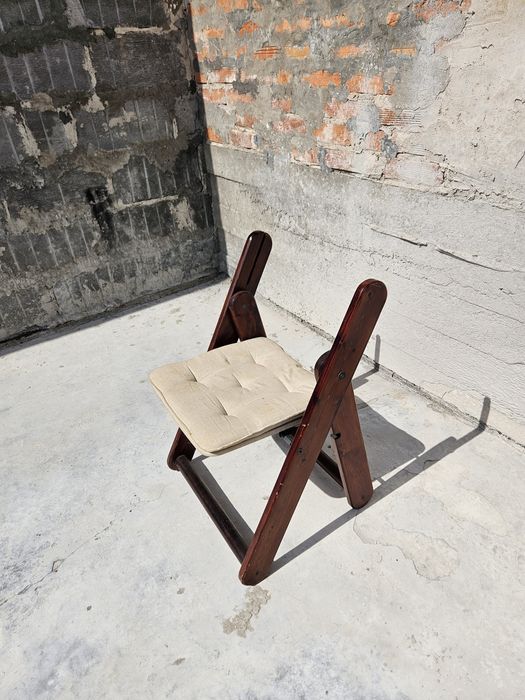 Zestaw składane krzesła ikea KON TIKI mid century modern