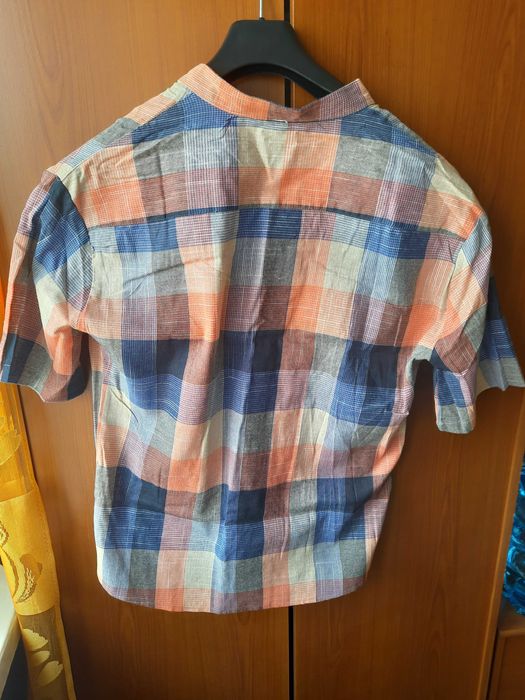 Kolorowa koszula męska z krótkim rękawem