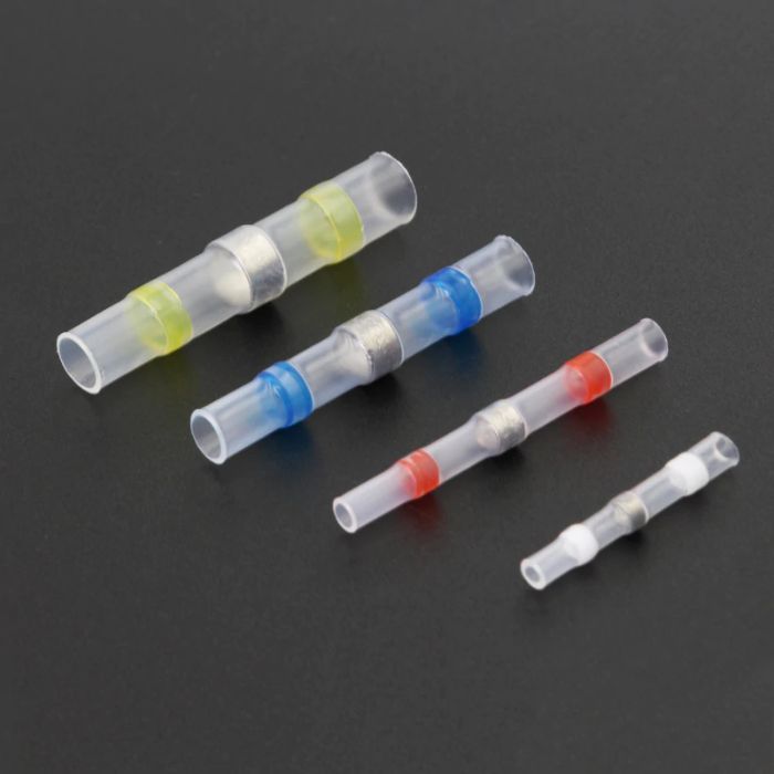 ZŁĄCZKI RURKI KOSZULKI termokurczliwe z cyną 100sz