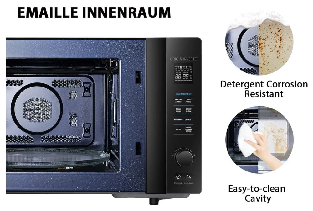 Kuchenka mikrofalowa 4 w 1 Toshiba MV-TC25T 25L 2100W czarna
