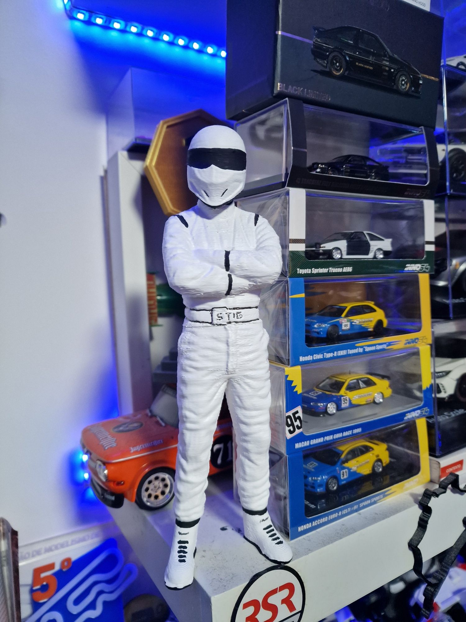 Stig para decoração simracing 3d
