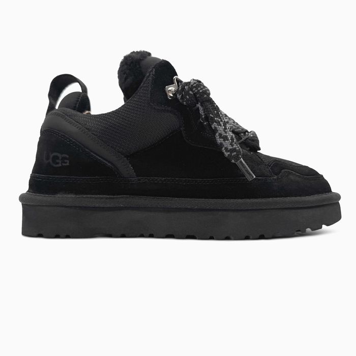 Уггі 36-45 UGG Lowmel Sneaker Black Suede premium угги