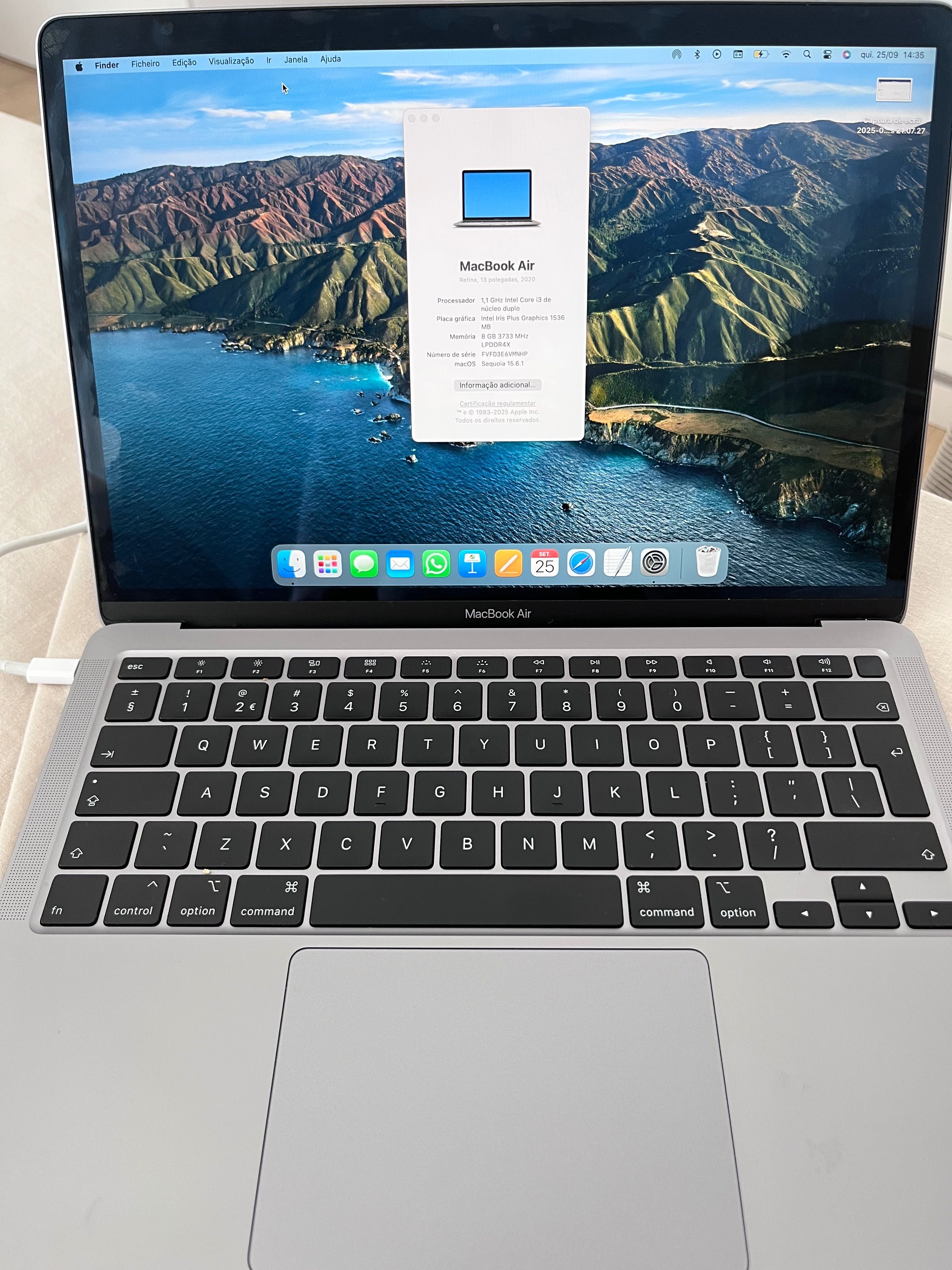 Macbook Air 13 polegadas com ecrã de retina 2020