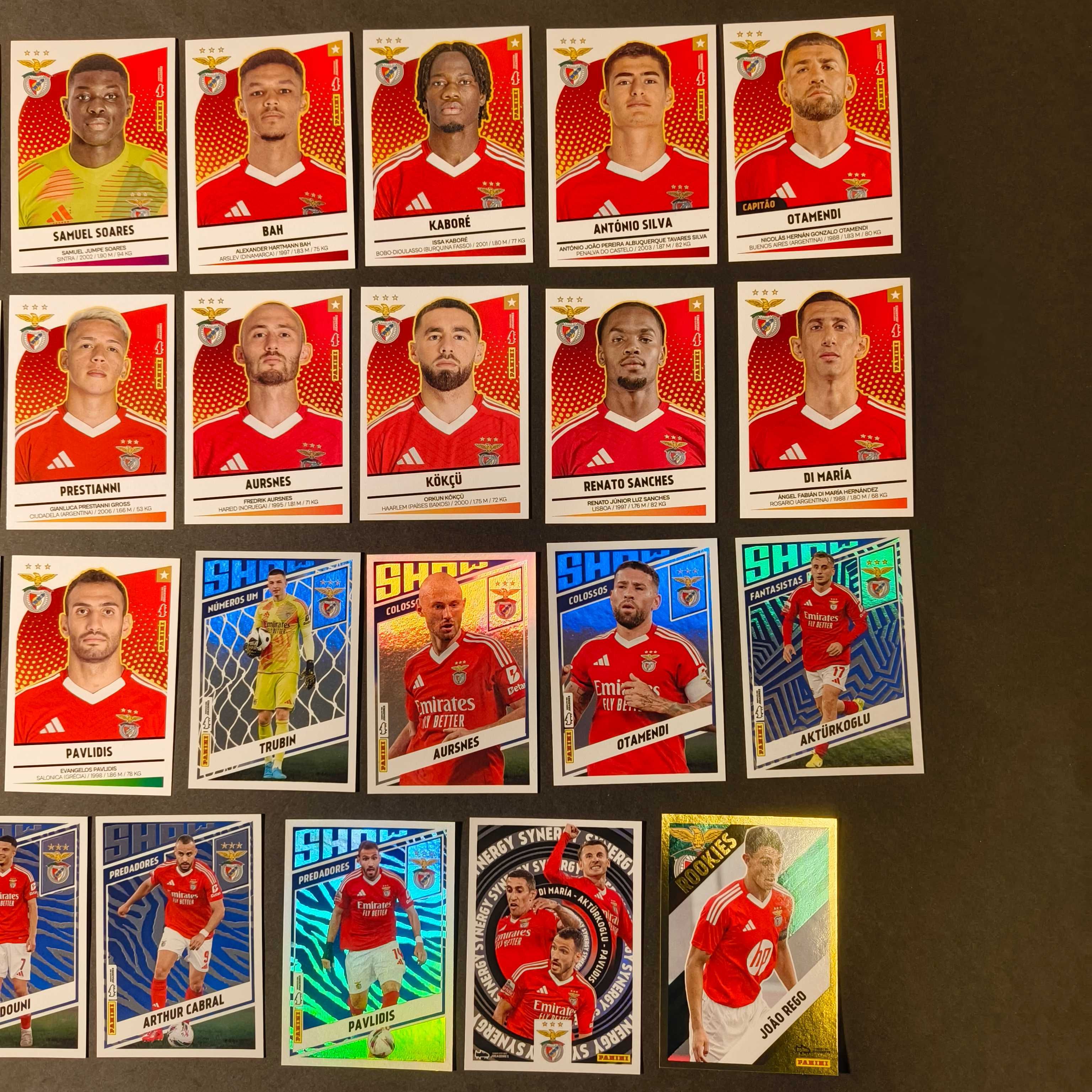 Set Cromos Benfica Liga Betclic 24/25 Panini
