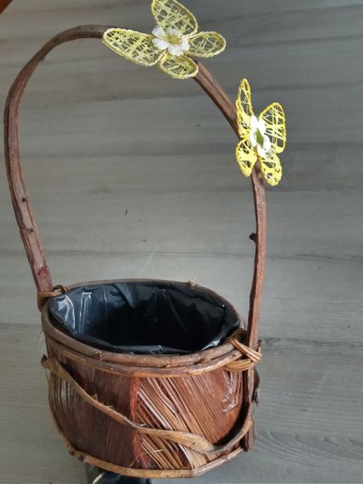 Koszyczek, ozdoba, doniczka