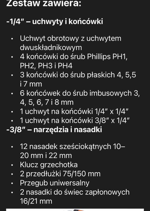 Zestaw narzędzi BAHCO