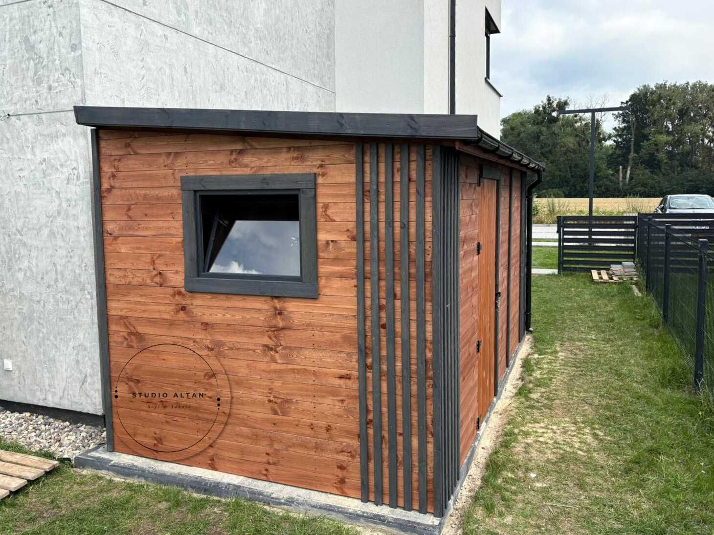 Drewniany domek narzędziowy KAMIL 2x4 -  Krótki czas realizacji!