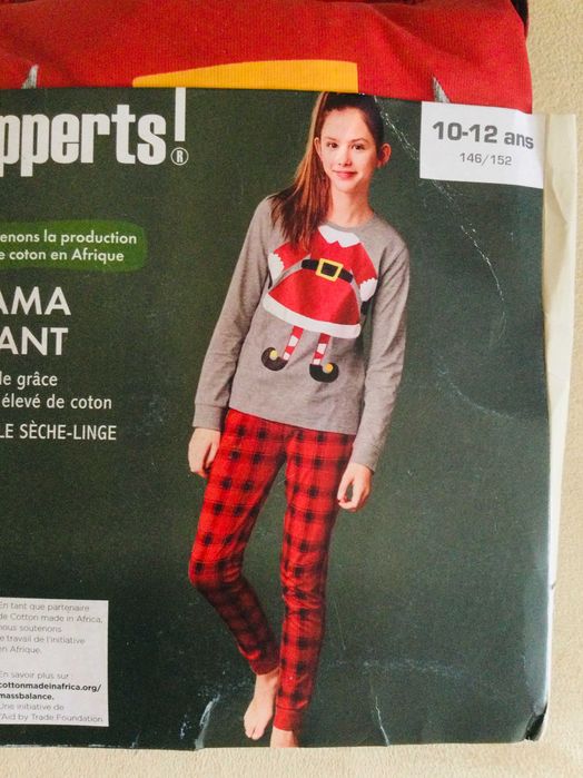 10-12 рок. Pepperts! Новорічна трикотажна піжама з  Різдвяним