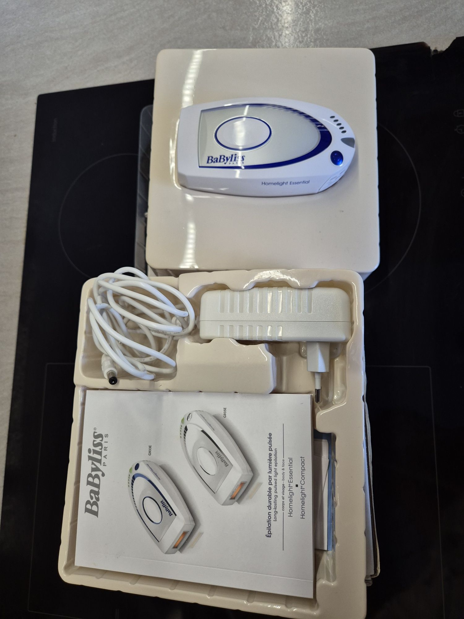 Depilator laserowy BaByliss Paris G933E zestaw jak nowy
