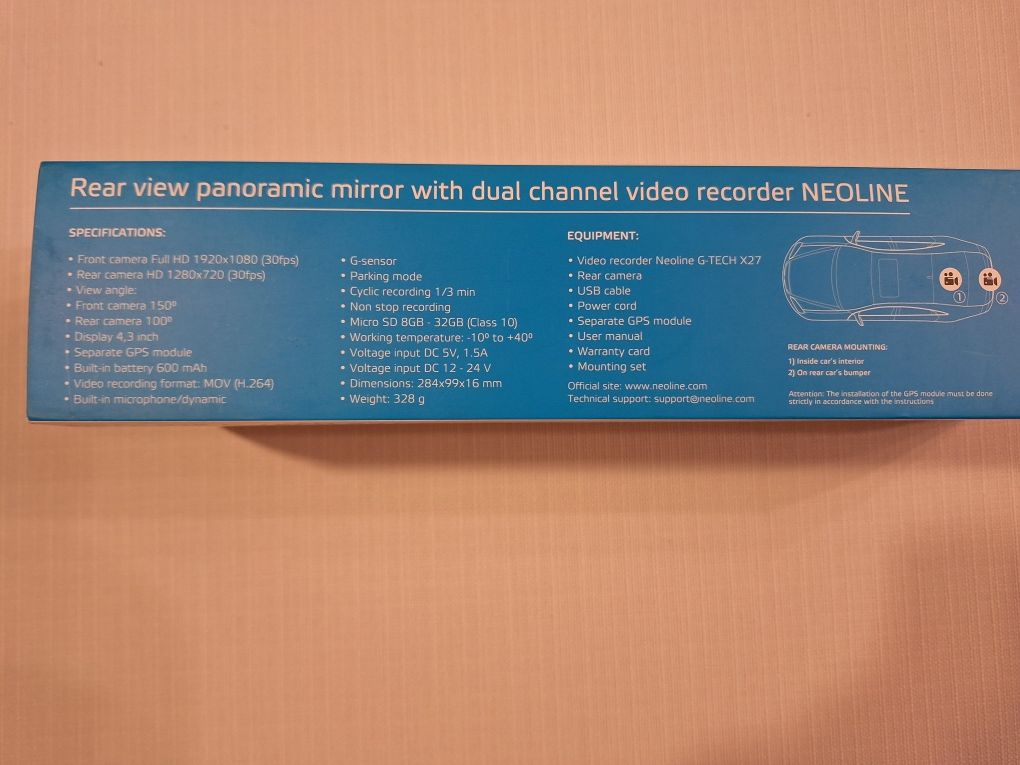 Wideorejestrator Neoline G-Tech X27