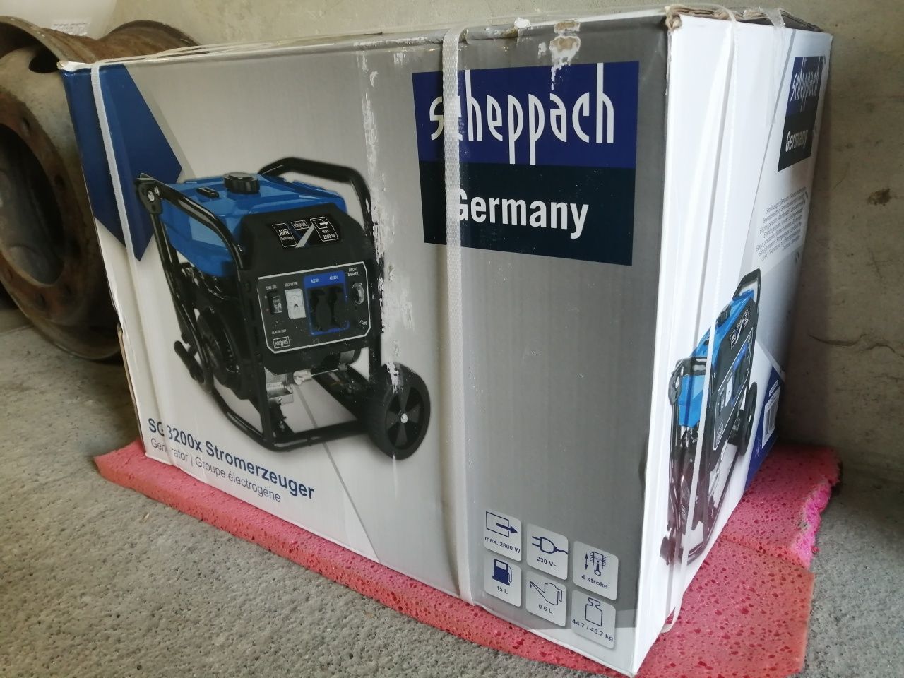 Бензогенератор "Sheppach SG3200x"Germany