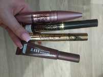 Туш для вій Maybelline, Telescopic, Variete коричнева, чорна
