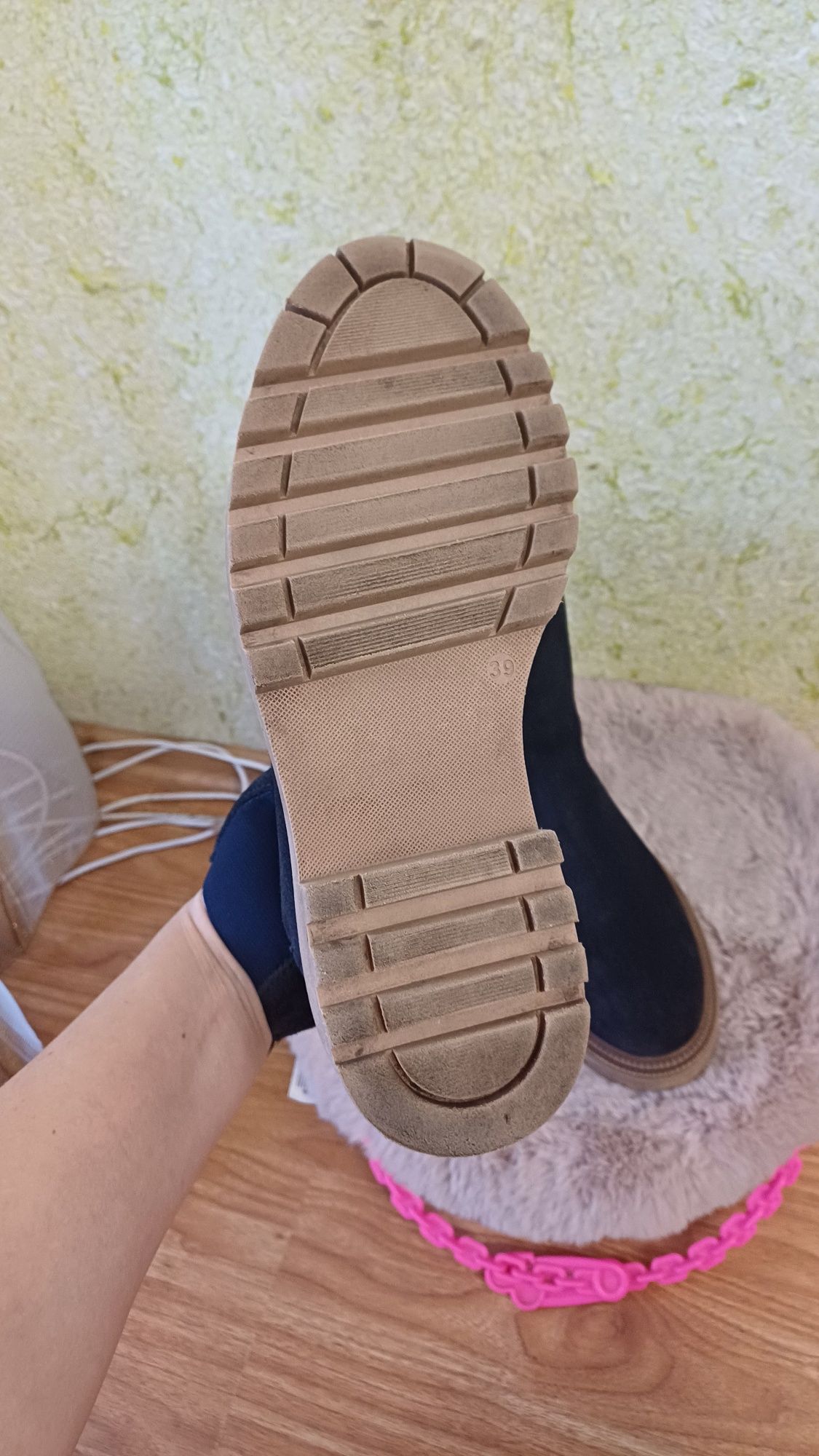 Ботинки женские замша челси деми Magnuun женская обувь 39размер