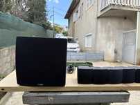 Subwoofer + colunas Yamaha novo