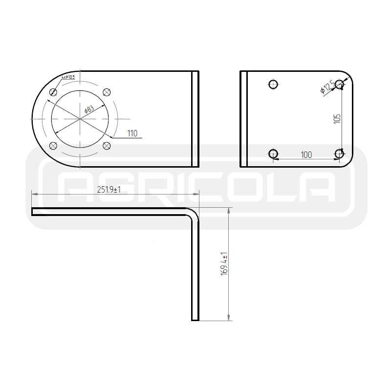 Multiplikator mały 1:3.8 wał + pompa GR2 40l