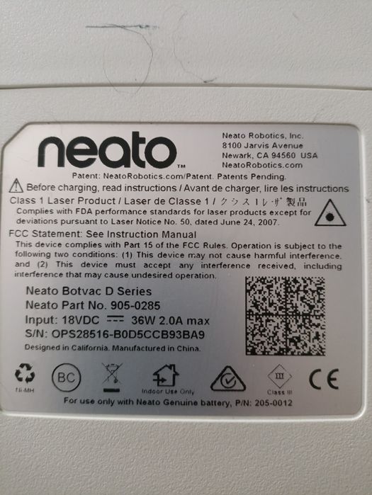 Neato odkurzacz automatyczny samojezdny