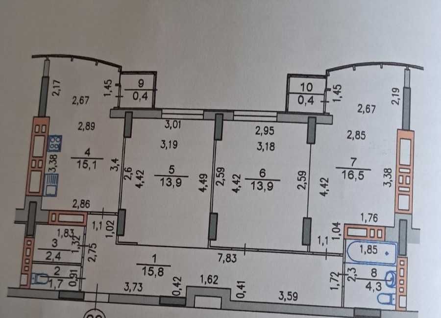 3к вЖК Над Бугом з дизайнерським ремонтом! БЕЗ КОМІСІЇ! та 2% оф.39810